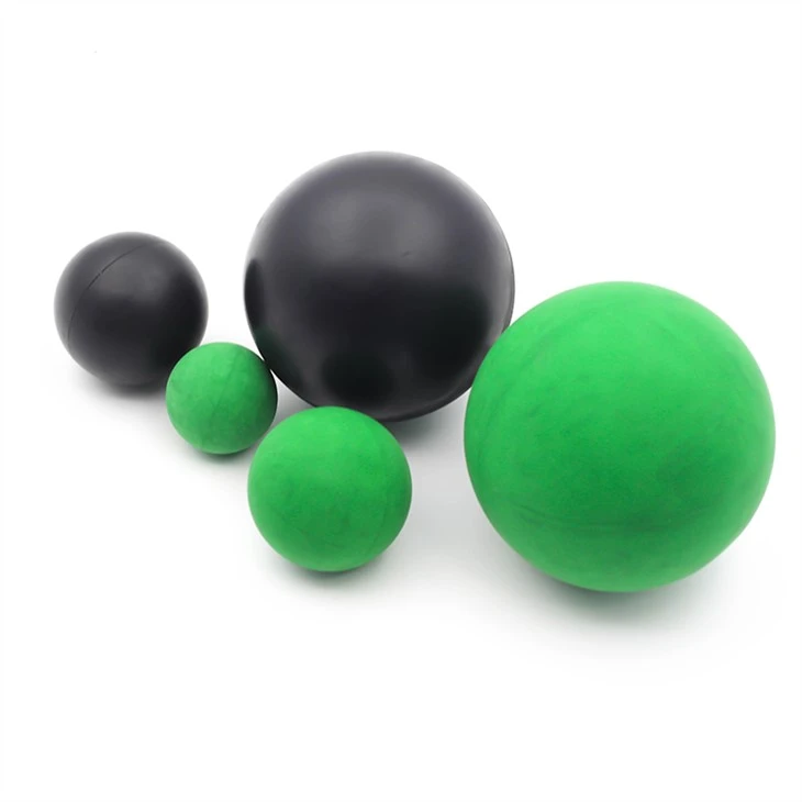 NBR Viton VMQ Soft Small Rubber Balls 10 Mm