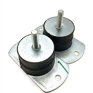 Cıvatalı Kauçuk Metal Tampon